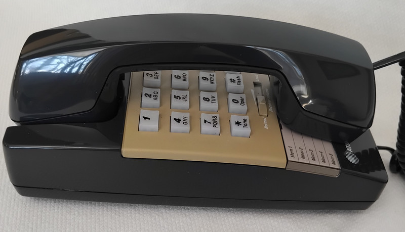 State blue  touch tone Wall  telephone Signature Traditional AT&T 