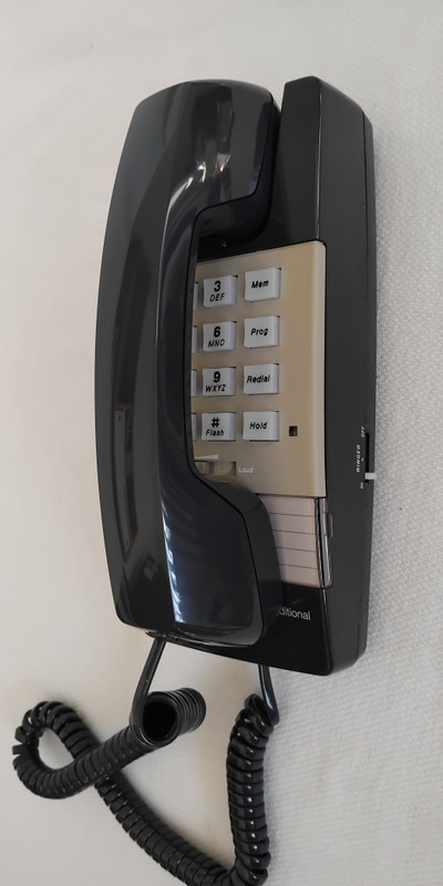 State blue  touch tone Wall  telephone Signature Traditional AT&T 