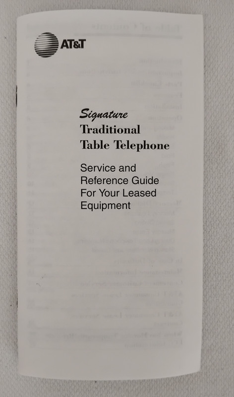 State blue  touch tone Wall  telephone Signature Traditional AT&T 