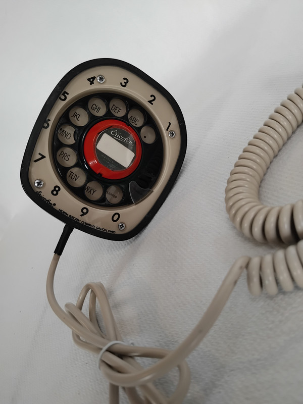 Nordic Blue  Ericofon Fully working Beauty rotary dial