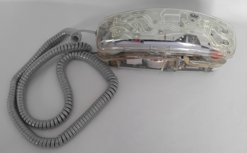 Western Electric Rotary trimline Clear Rare 