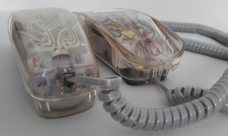 Western Electric Rotary trimline Clear Rare 