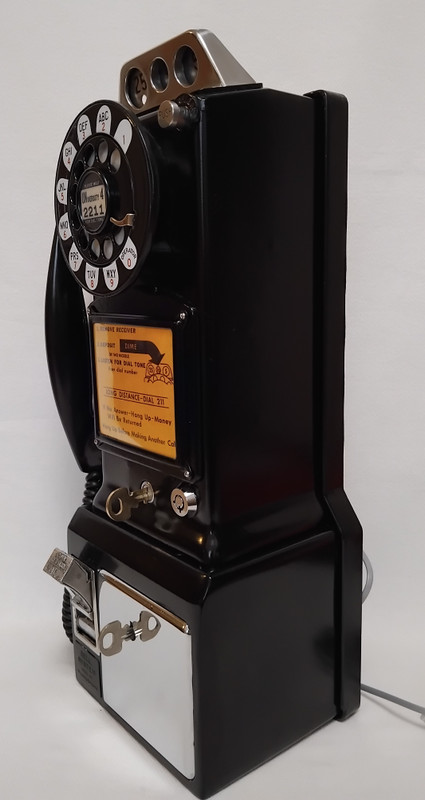  233G Payphone 3 slot pay phone  Western Electric