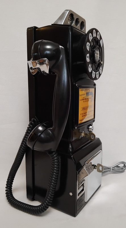  233G Payphone 3 slot pay phone  Western Electric