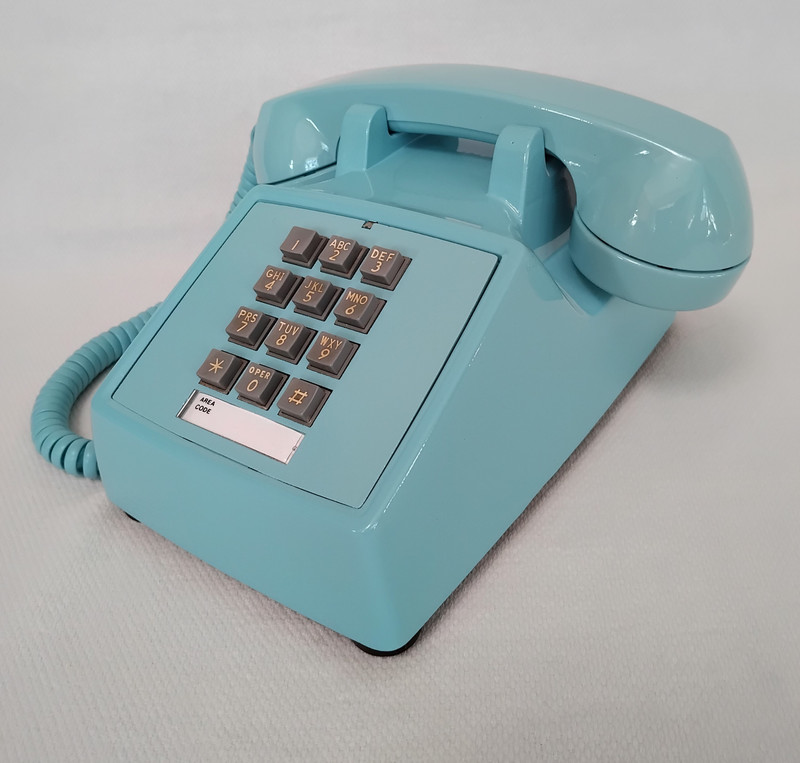 Aqua blue 2500  Western Electric phone