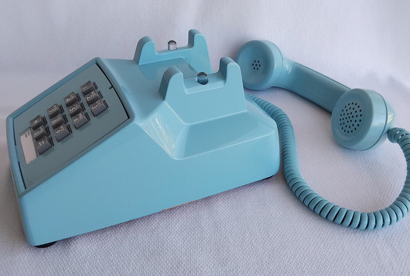 Aqua Blue 2500  Western Electric phone