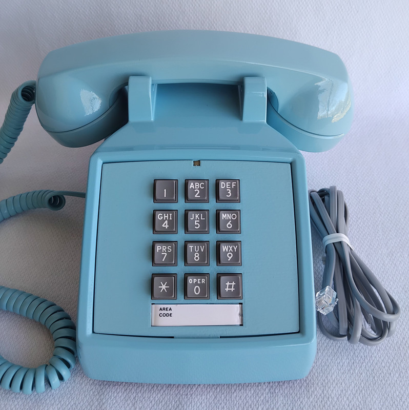 Aqua Blue 2500  Western Electric phone