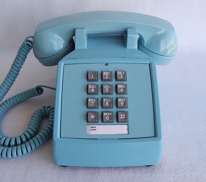 Aqua Blue 2500  Western Electric phone