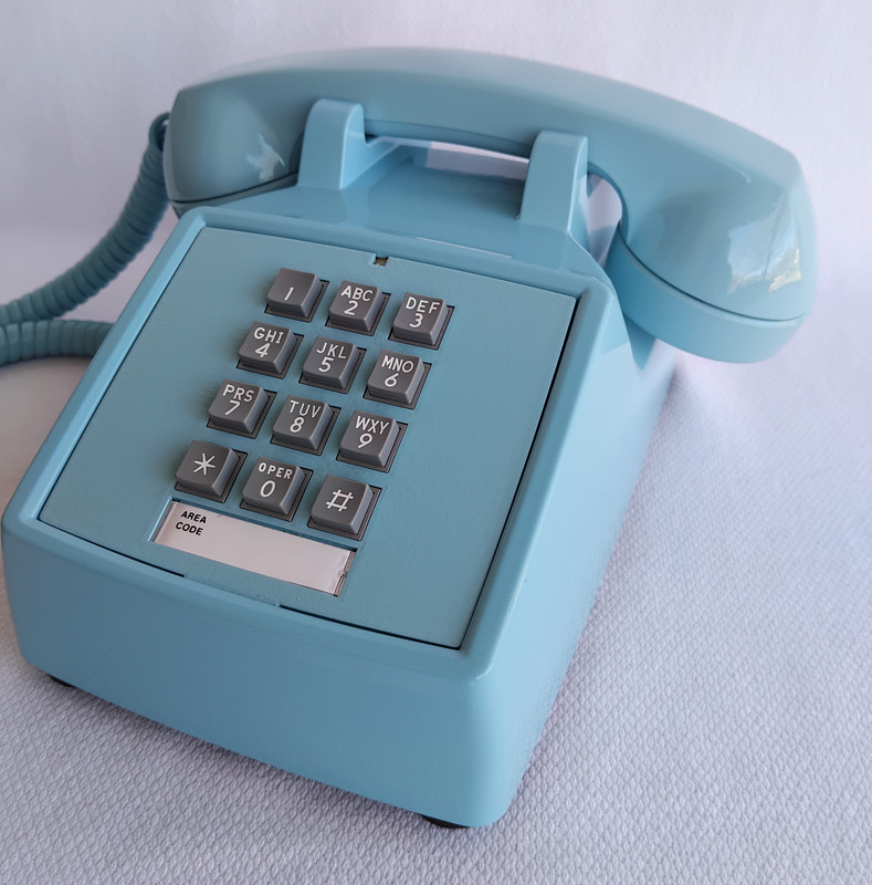 Aqua Blue 2500  Western Electric phone