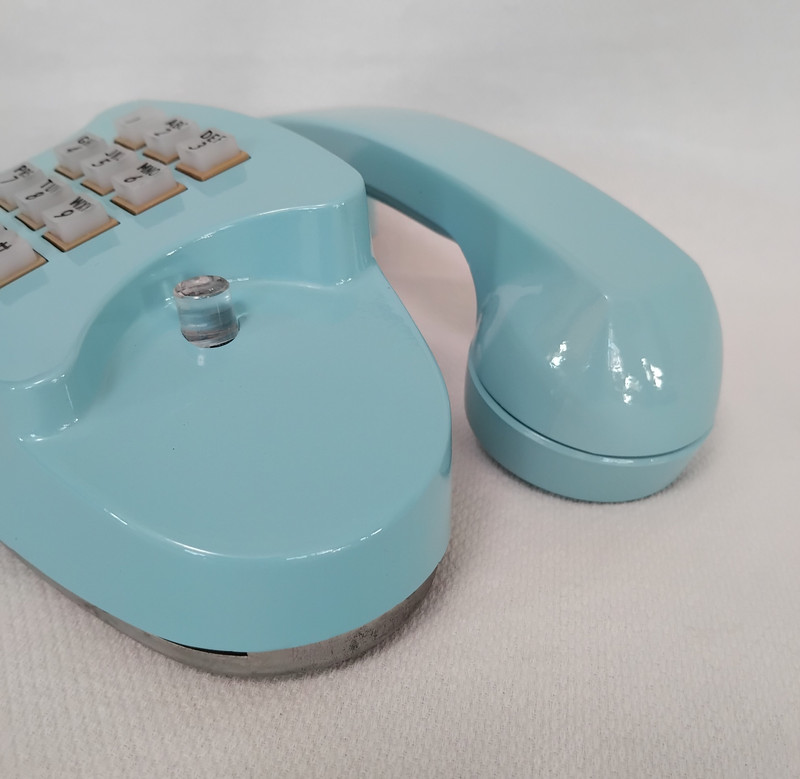 Aqua blue Princess Western Electric 2702 touctone phone 