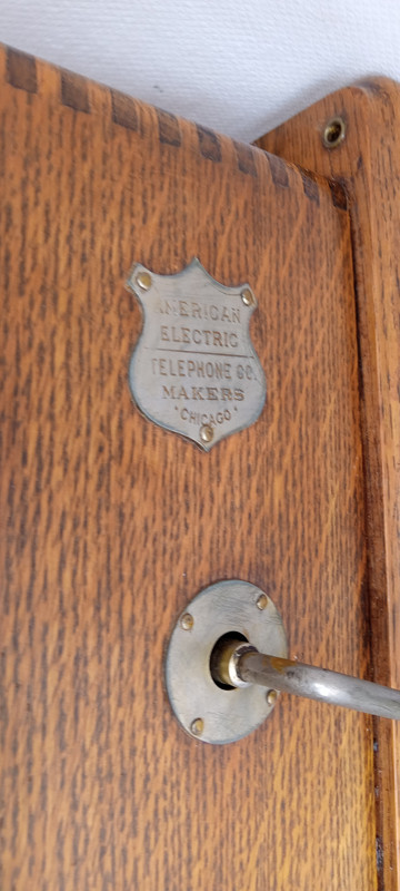 American Electric Wooden Wall phone