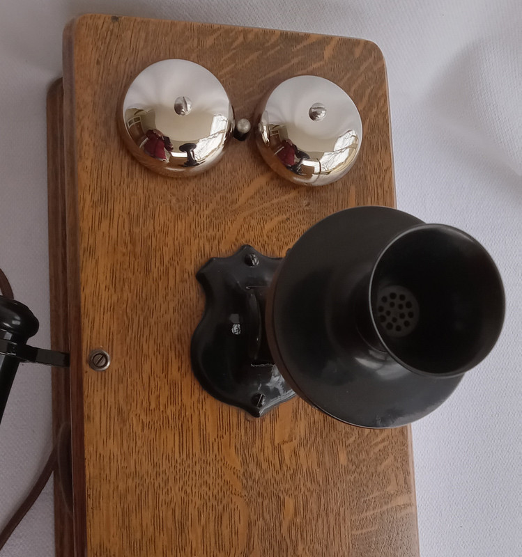   American Electric Wooden Wall phone Working model 