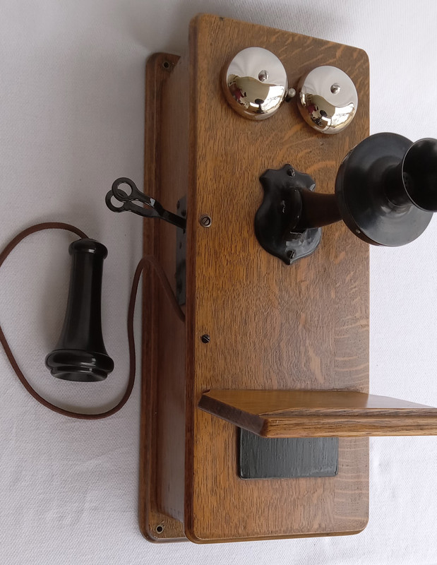   American Electric Wooden Wall phone Working model 