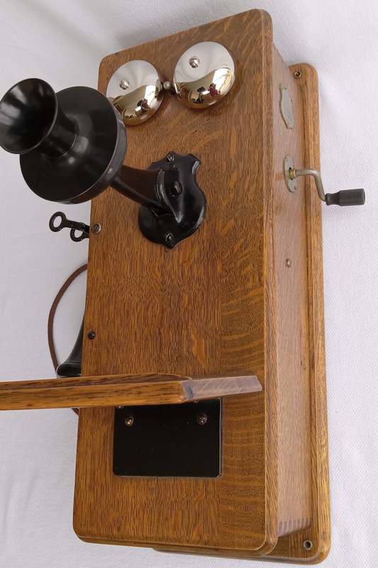   American Electric Wooden Wall phone Working model 