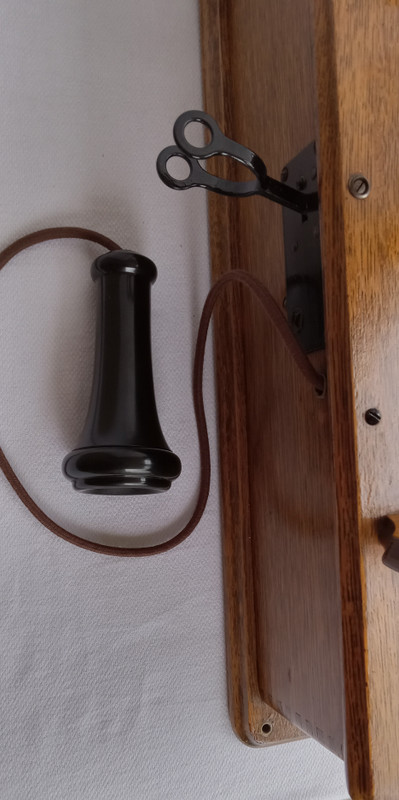   American Electric Wooden Wall phone Working model 
