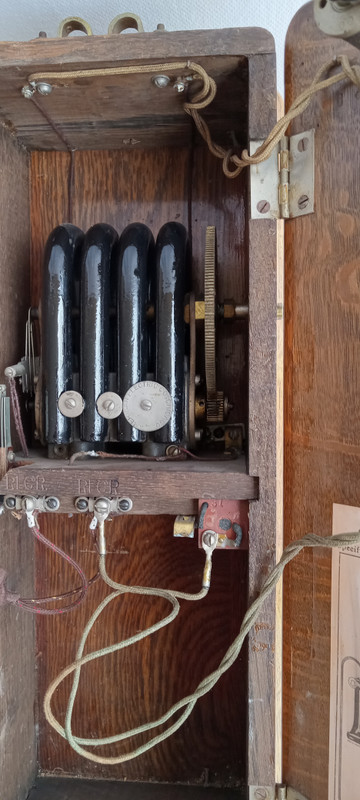   American Electric Wooden Wall phone Working model 