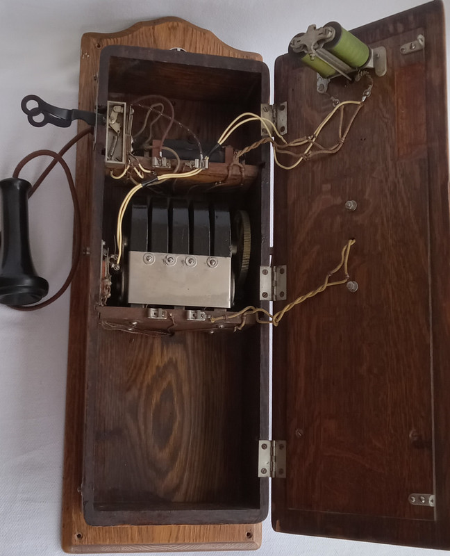  Dominion Wooden Wall phone Working model 