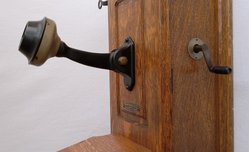 Dominion Wooden Wall phone Working model 