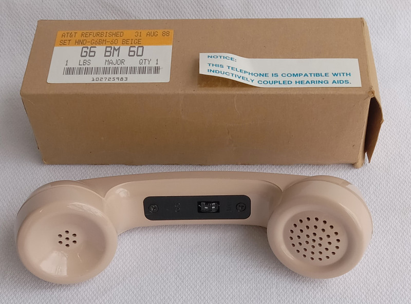   Volume control handset G6 Rose Beige Modular