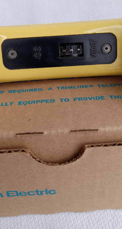     Volume control handset G6 Yellow Modular