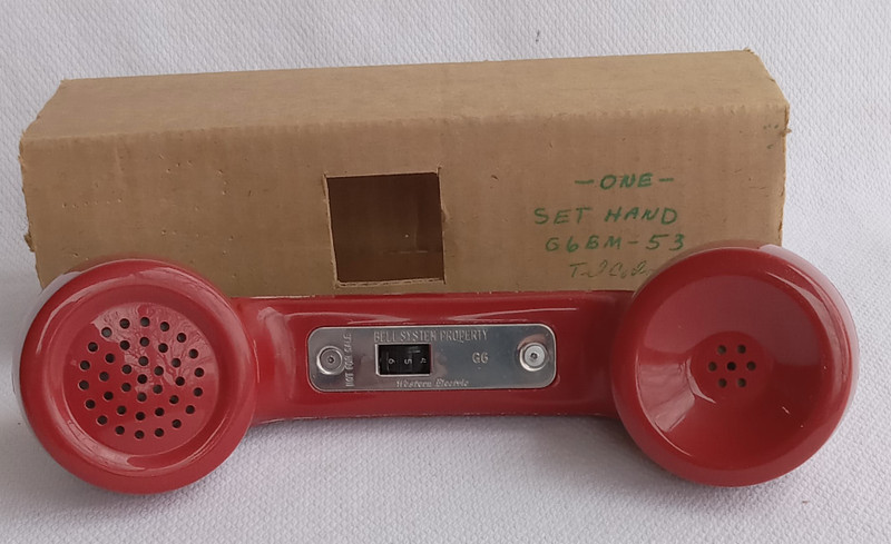     Volume control handset G6 Red Modular