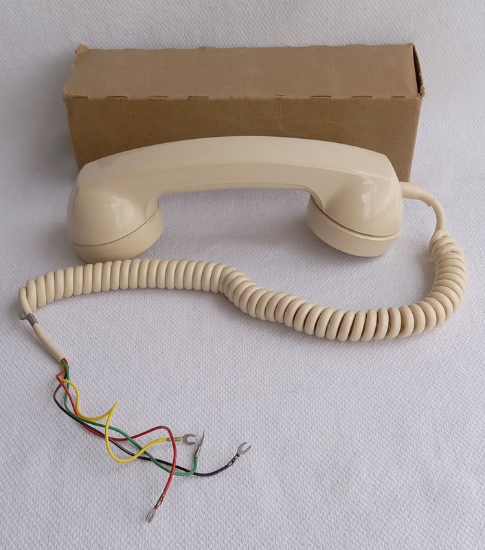    Volume control handset G6 Ivory Hardwire / Cord