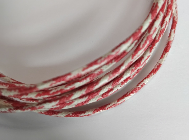 Western Electric cloth covered wire  Telephone Apparatus 10ft