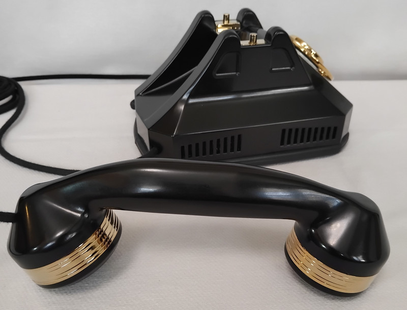Automatic Electric Monophone AE40 telephone 24KT GOLD  