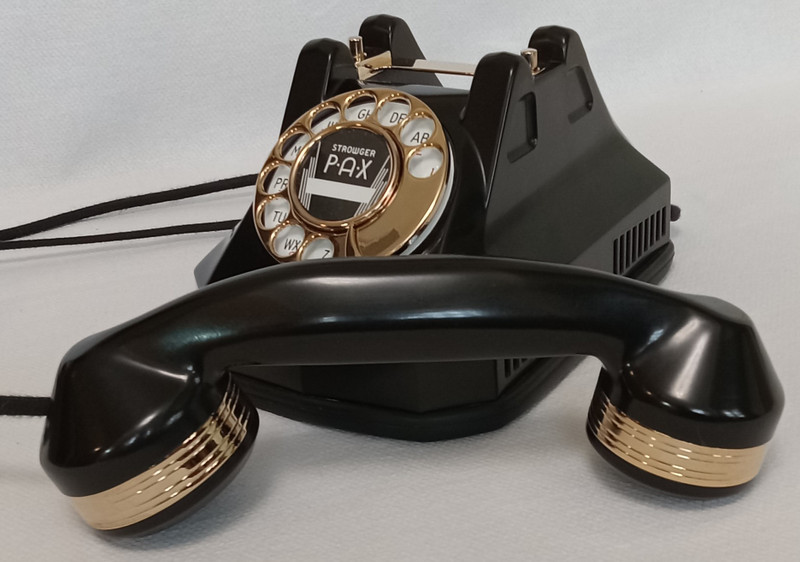 Automatic Electric Monophone AE40 telephone 24KT GOLD  