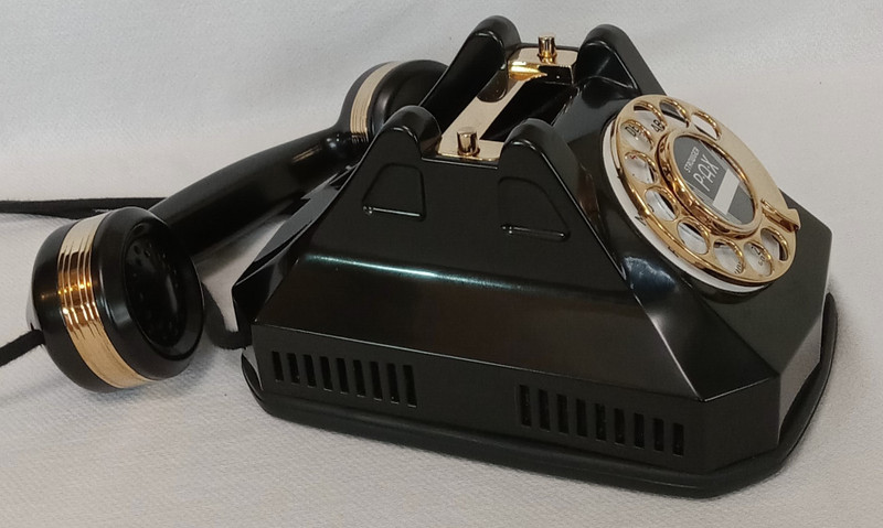 Automatic Electric Monophone AE40 telephone 24KT GOLD  