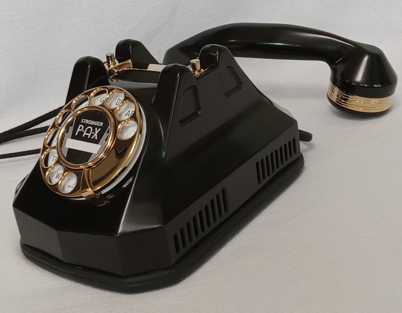 Automatic Electric Monophone AE40 telephone 24KT GOLD  