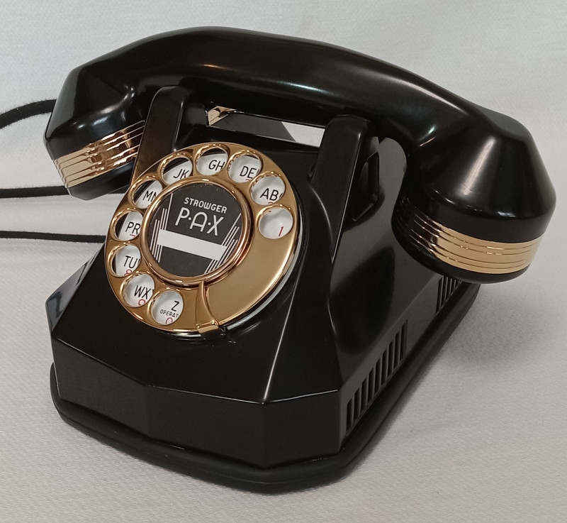 Automatic Electric Monophone AE40 telephone 24KT GOLD  