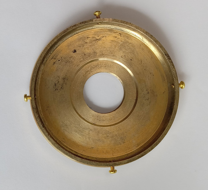   Brass faceplate Candlestick Wood wall phone