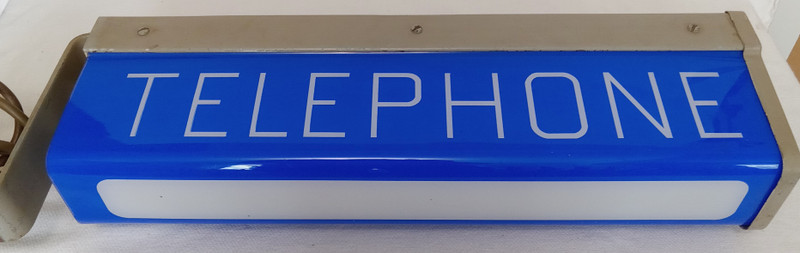 Telephone Light  Blue / White   Payphone Fantastic