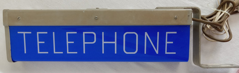 Telephone Light  Blue / White   Payphone Fantastic