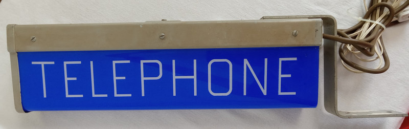 Telephone Light  Blue / White   Payphone Fantastic
