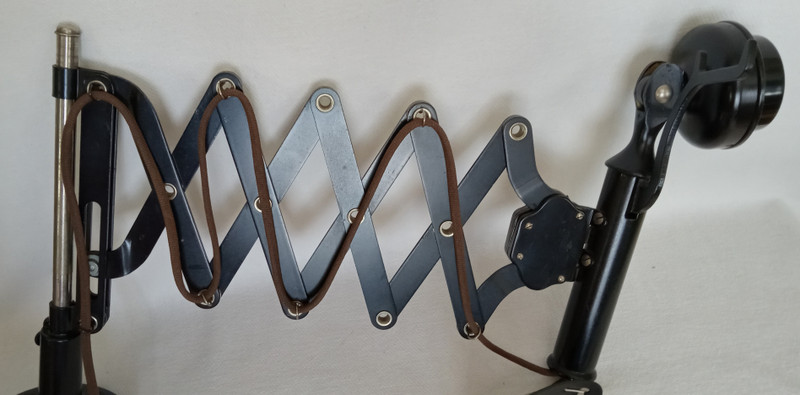 Scissors phone with subset Railroad phone Like new