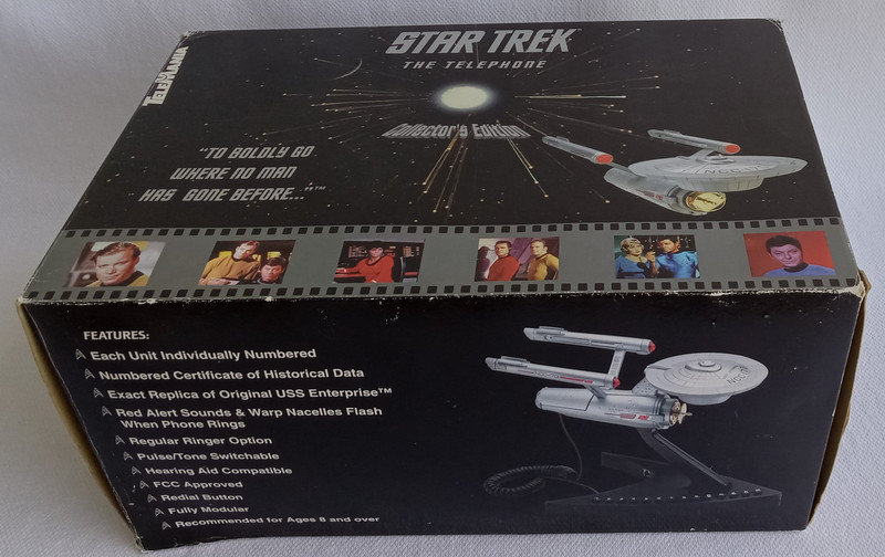 Star Trek USS  Enterprise Phone, NEW