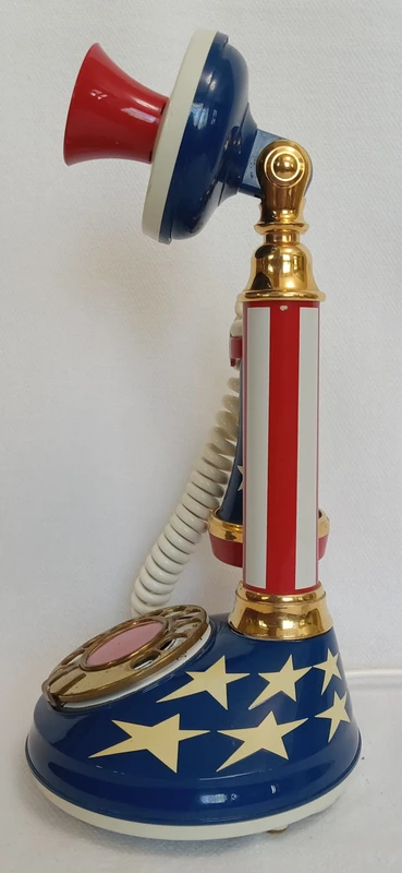 Candlestick phone  Stars & Stripes Deco-Tel