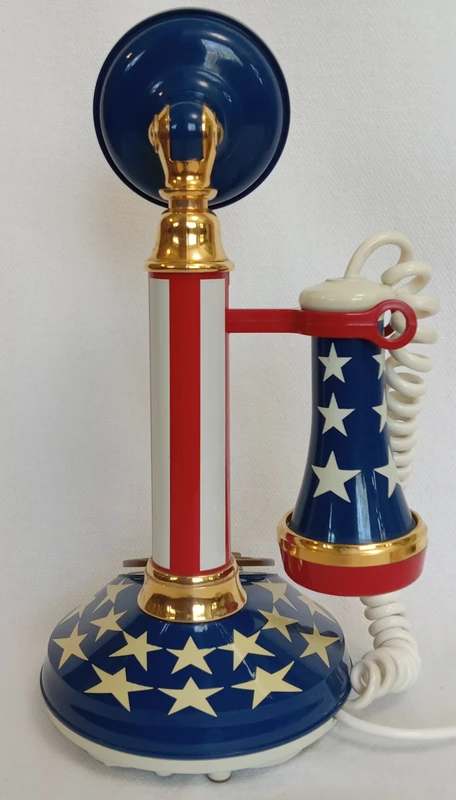 Candlestick phone  Stars & Stripes Deco-Tel