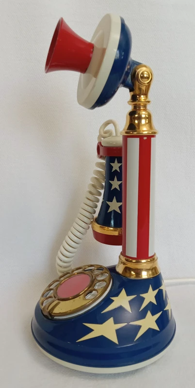 Candlestick phone  Stars & Stripes Deco-Tel