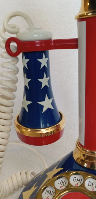 Candlestick phone  Stars & Stripes Deco-Tel