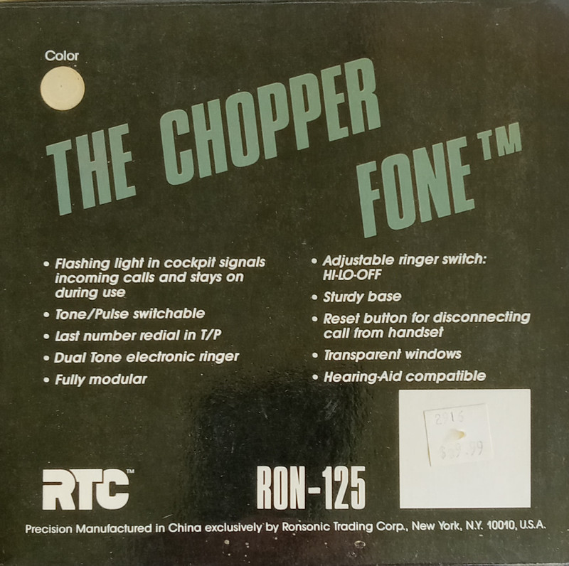 Helicopter phone Chopper telephone, NEW