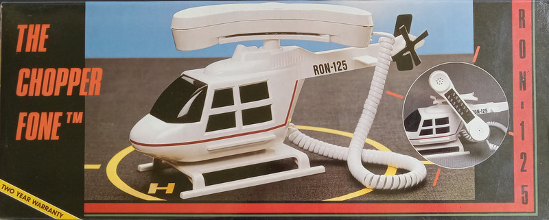 Helicopter phone Chopper telephone, NEW