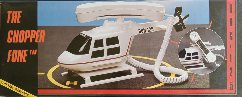 Helicopter phone Chopper telephone, NEW