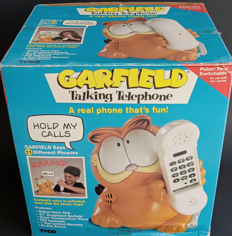 Garfield  Telephone,  Talking Cat Telephone, NEW