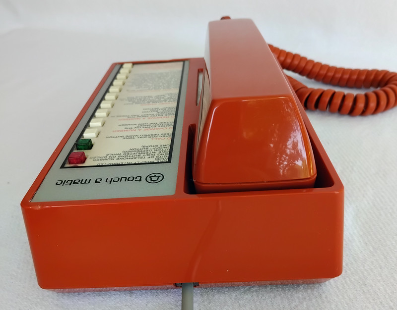 Orange  Touch a matic  Western Electric 