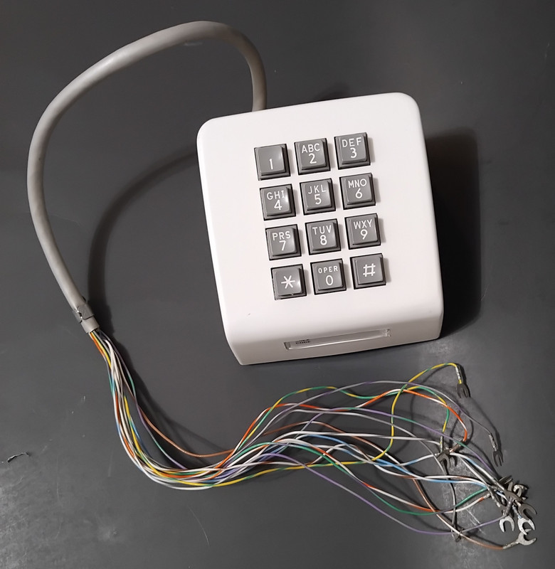   F -56309 Switchboard and Station Dial  with manual  White