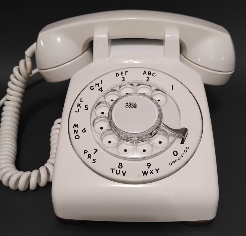 White 500 Rotary Telephone 1960
