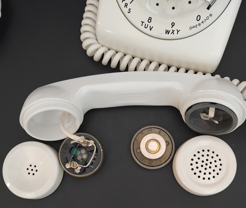 White 500 Rotary Telephone 1960